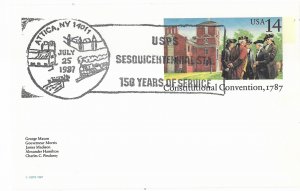 July 25 1987 Attica New York Sesquicentennial 150 Year Constitutional Convention