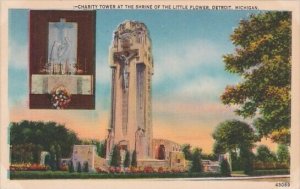 Charity Tower At The Shrine Of The Little Flower Detroit Michigan