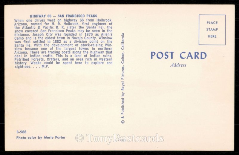 Highway 66 - San Francisco Peak