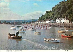 Modern Postcard the Harbor Minehead