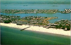 Florida Clearwater Beach Aerial View