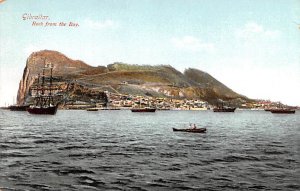 Rock from the Bay Gibraltar Postcard.