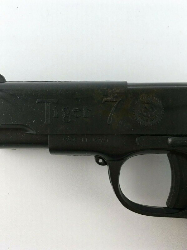 Matsushiro Toy Co Tiger 7 Plastic Gun Japan Tokyo Trademark Working Vtg Replica 