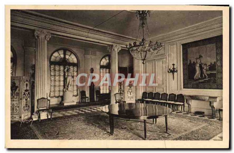 Old Postcard Chateau de Valencay Dining room