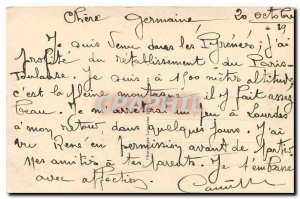 Old Postcard The High Pyrenees general view