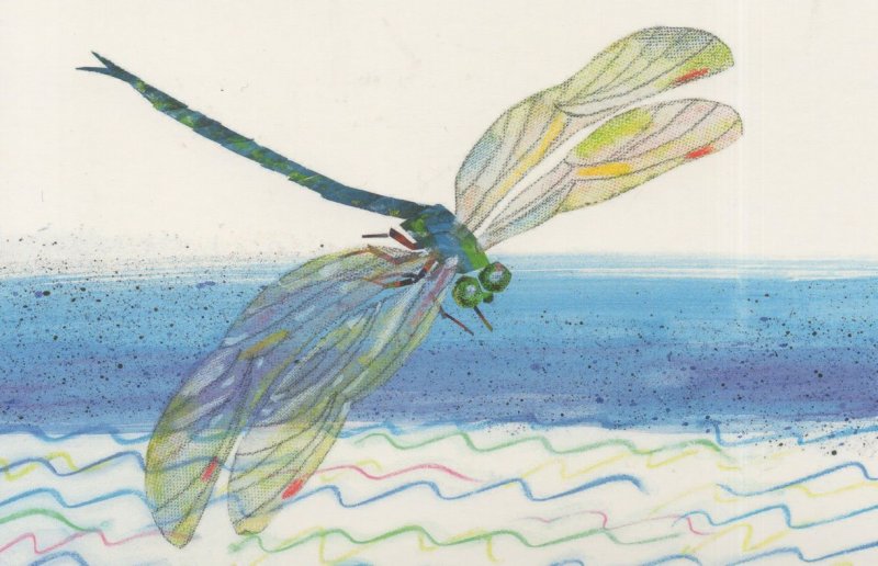 The Very Quiet Cricket Eric Carle Book Postcard