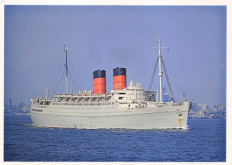 SS Mauretania Cunard Line Ship Unused 