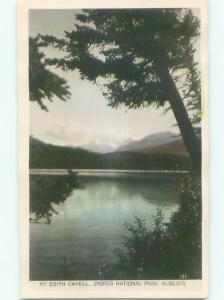 old rppc NICE VIEW Jasper National Park Alberta AB W0903