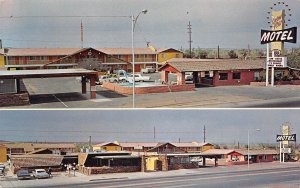 Holbrook Arizona Desert View Motel, Multi-View Chrome Vintage Postcard U11185