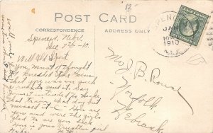 H15/ Spencer Nebraska RPPC Postcard 1910 Spring Flood Disaster Color 