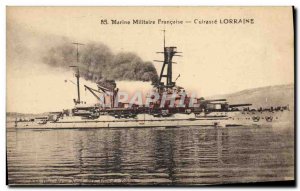 Postcard Old Boat Lorraine Breastplate