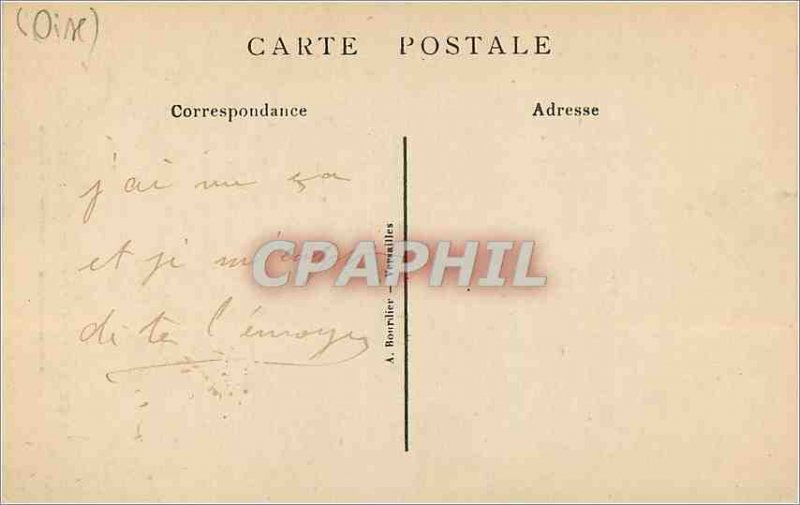 'Old Postcard Chantilly Chateau Ile D''Amour Park Statue of Eros'