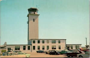 Postcard Control Tower at Dover Air Force Base in Dover, Delaware