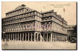 Paris Old Postcard The Theater french