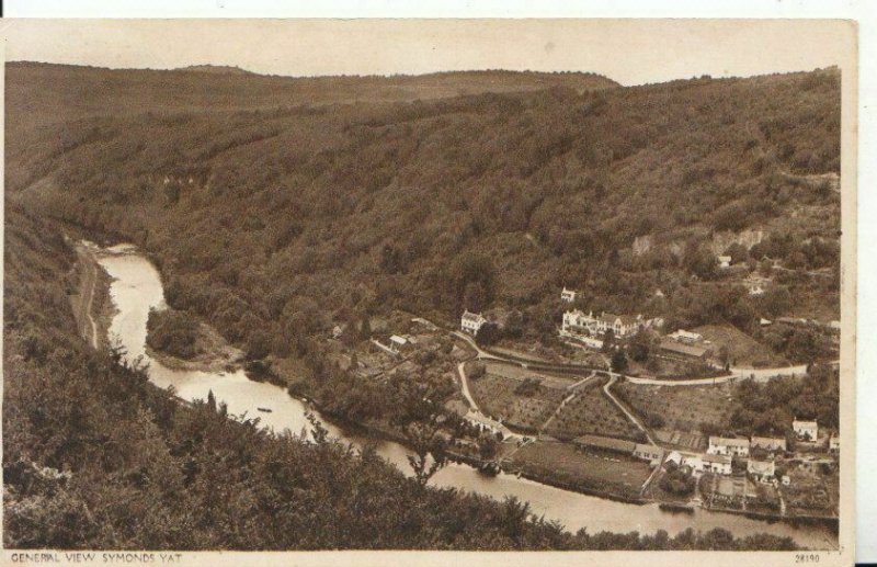Herefordshire Postcard - General View Symonds Yat - Ref 6911A
