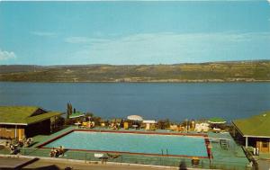 Watkins Glen New York~Glen Motor Court~People @ Swimming Pool~Seneca Lake~1960s