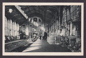 Vintage postcard Karlsbad Karlovy Vary Muehlbrunn spa colonnade Czech Republic