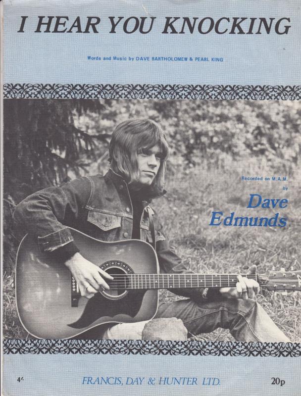 I Hear You Knocking Dave Edmunds 1970s Sheet Music