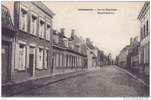 POPERINGE, West Flanders, Belgium, 1900-1910's; Rue Des Boeschepe