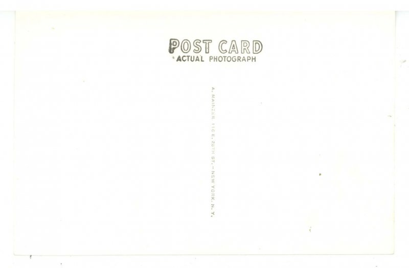 DC - Washington. Washington Monument, Cherry Trees, Basin at Night RPPC