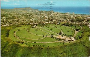 National Memorial Cemetery of Pacific Hawaii HI Vintage Postcard H25