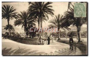 Old Postcard Nice Le Jardin Public