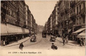 CPA LYON - Rue de la Republique (427321)