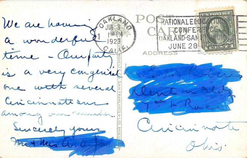 Berkeley California c1910 Postcard Greek Theatre