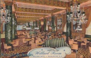 Postcard Willard Room Hotel Washington DC