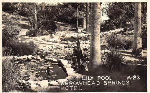 San Bernardino California 1940s RPPC Real Photo Postcard Arrowhead Springs Hotel