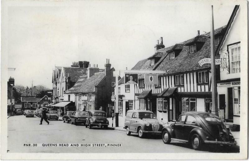 UK Queens head and high street pinner 01.24