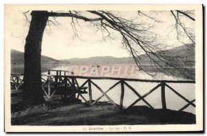 Old Postcard Lourdes Lake