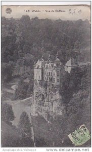 Belgium Walzin Vue du Chateau 1910