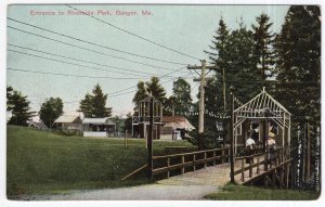 Bangor, Me, Entrance to Riverside Park