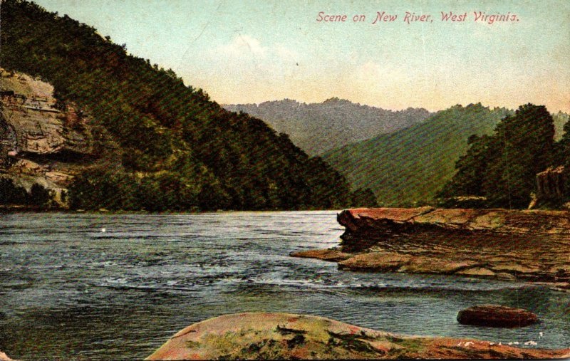 West Virginia Scene On New River 1911