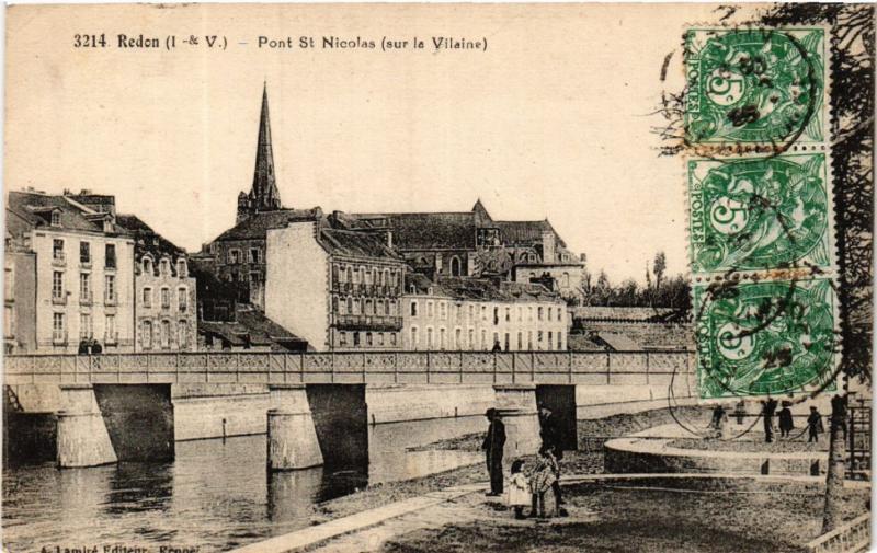 CPA REDON - Pont St-NICOLAS (sur la Vilaine (584665)