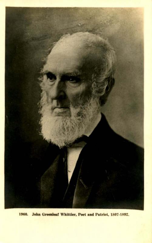 John Greenleaf Whittier.    *RPPC