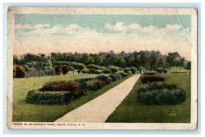 1917 Scene in Mc Kennan Park, Sioux Falls SD Salem SD Posted Postcard