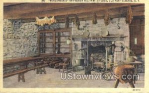 French Military Kitchen in Old Fort Niagara, New York