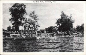 Laconia New Hampshire NH Opechee Park Vintage Postcard