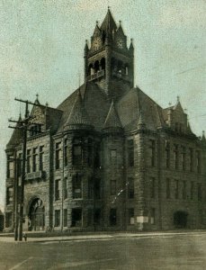 C.1900-10 Blue Sky The Court House, Hammond, IN Postcard P170