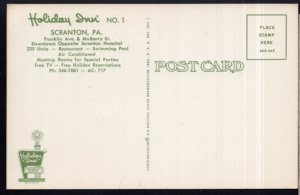 Pennsylvania SCANTON Holiday Inn No.1 Opposite Scranton Hospital cars - Chrome