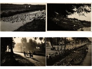 INDONESIA, ASIA, DUTCH INDIES, 58 Vintage REAL PHOTO Postcards (PART 1) (L4416)