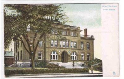 Court House Brockton Massachusetts 1907 Tuck postcard