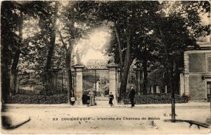 CPA Courbevoie Entree du Chateau de Becon (1314271)