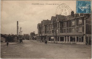 CPA PERONNE - L'Avenue de la Gare (121349)