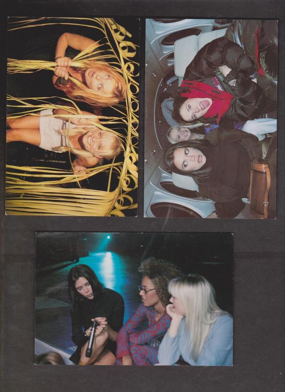 SPICE GIRLS - 9 Cards With 2 Or 3 Together - Unused - Writing On Backs