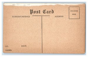 WWI Jewish Welfare Board U.S. Army Navy Soldier Camp Rare Postcard F33