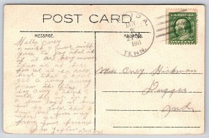 Yellowstone Park Montana~Grand Canyon Hotel~1911 Sepia Haynes Photo Postcard