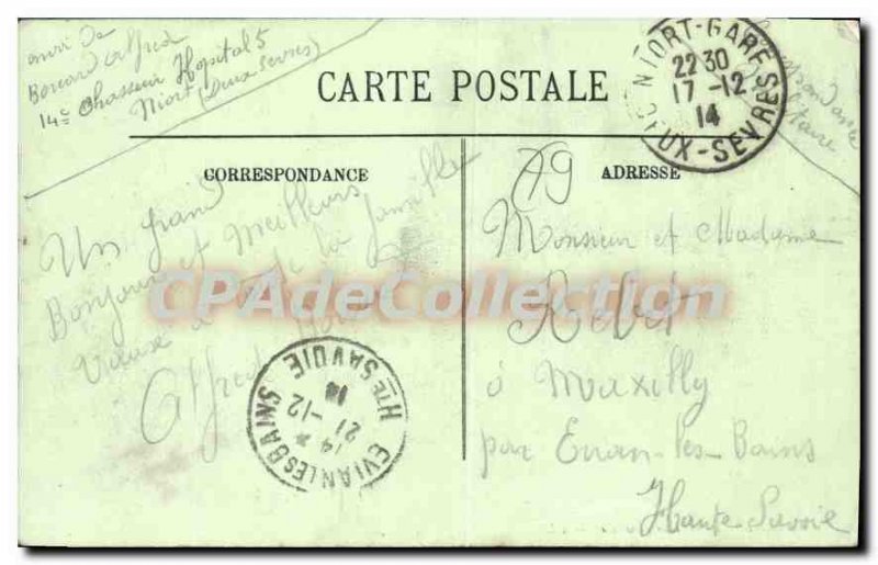 Old Postcard Niort General view